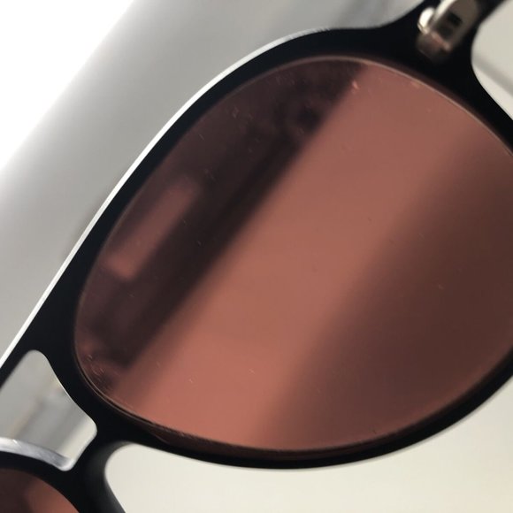 SERENGETI SUNGLASSES 5235j MATTE BLACK ORANGE POLARIZED GLASS DRIVING - Picture 6 of 9